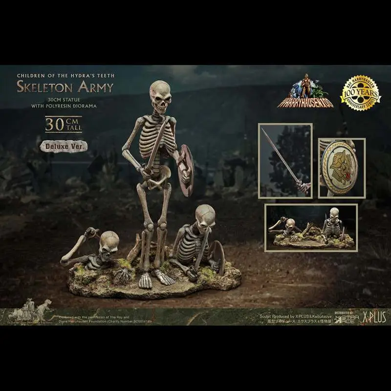 Statue ray harryhausen skeleton army dlx